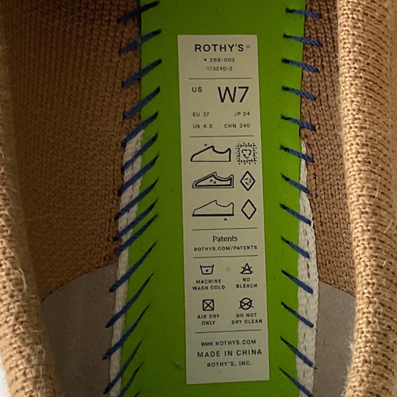 ROTHY’S The Boat Shoe Tan  Size 7 NWOT - Picture 11 of 12